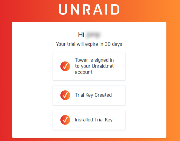 Instalar clave de prueba